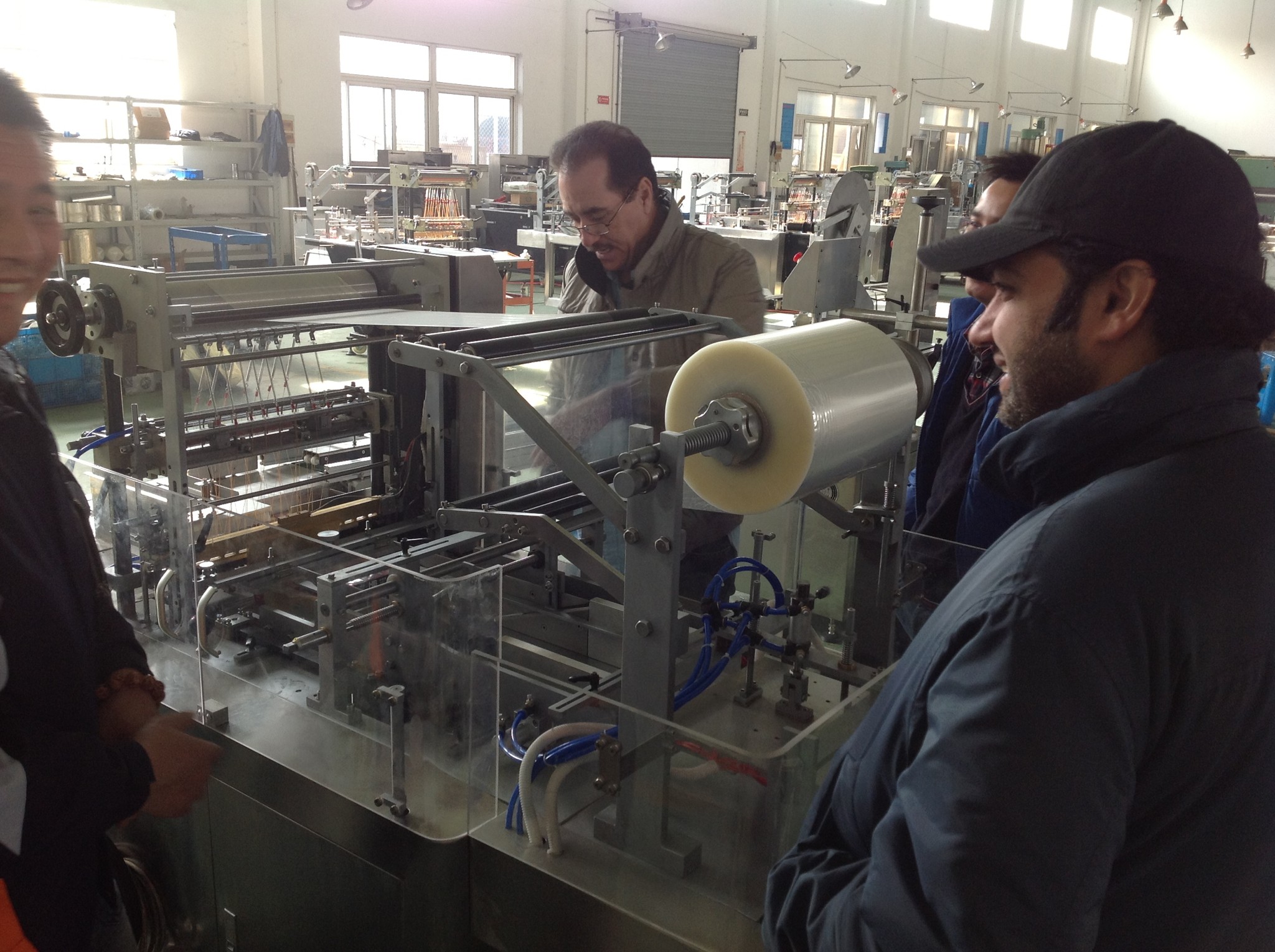 Automatic Box Cellophane Packing Machine for Dubai Customer